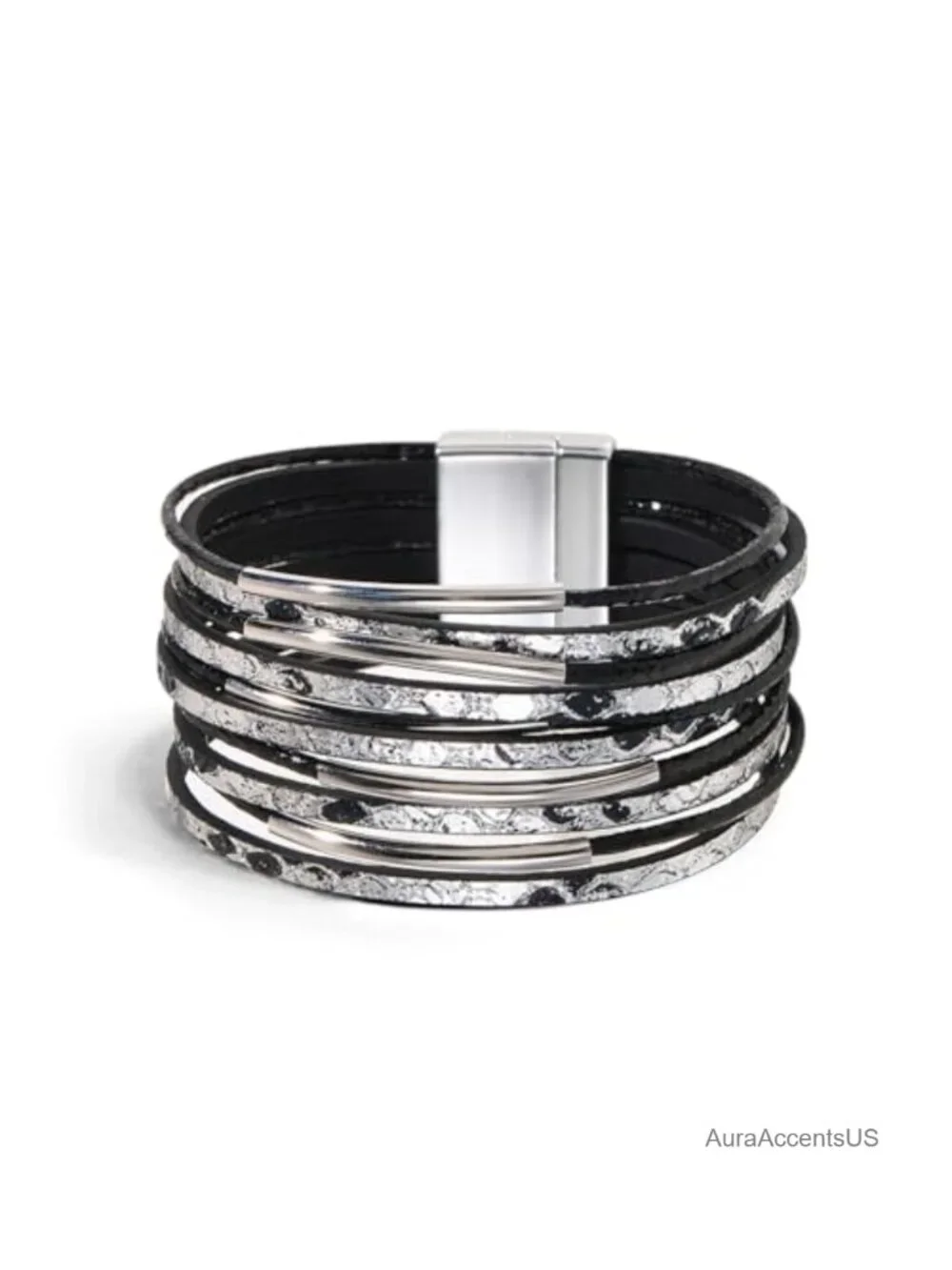 Boho Leather Wrap Bracelet Multi-Layer Handmade Eco-Friendly Women Men